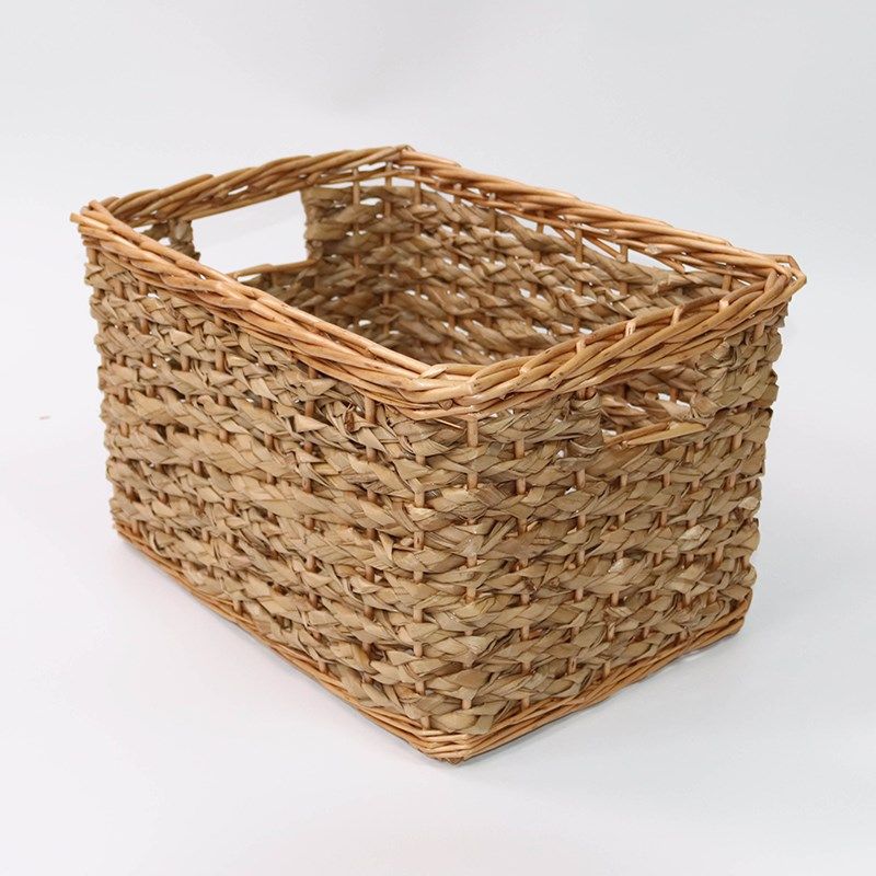 藤编收纳筐储物箱大容量置物筐衣物玩具储物篮子收纳杂物篮整理筐