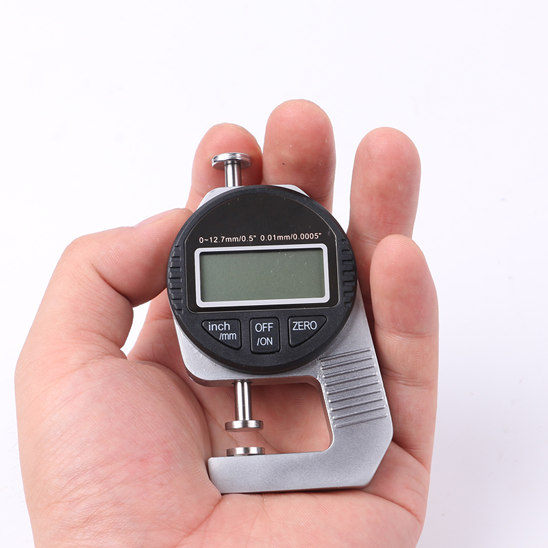 卡尺数显百分千分尺测厚尺高精度0.001mm纸张T薄膜布料皮革板材