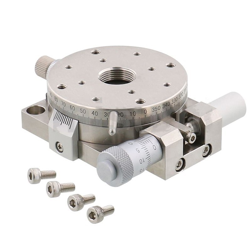 R轴不锈钢旋转滑台RPGS/ELF31-60/85E手动位移平台RPGT/ELF33-100