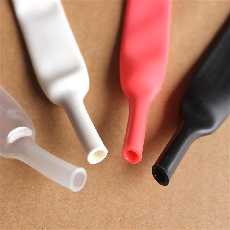 50mm彩色热缩管 绝缘套管 电线管 带胶双壁热缩管 热熔管