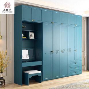 整体家具衣柜设计简约衣帽柜子衣柜挂衣区多柜储物