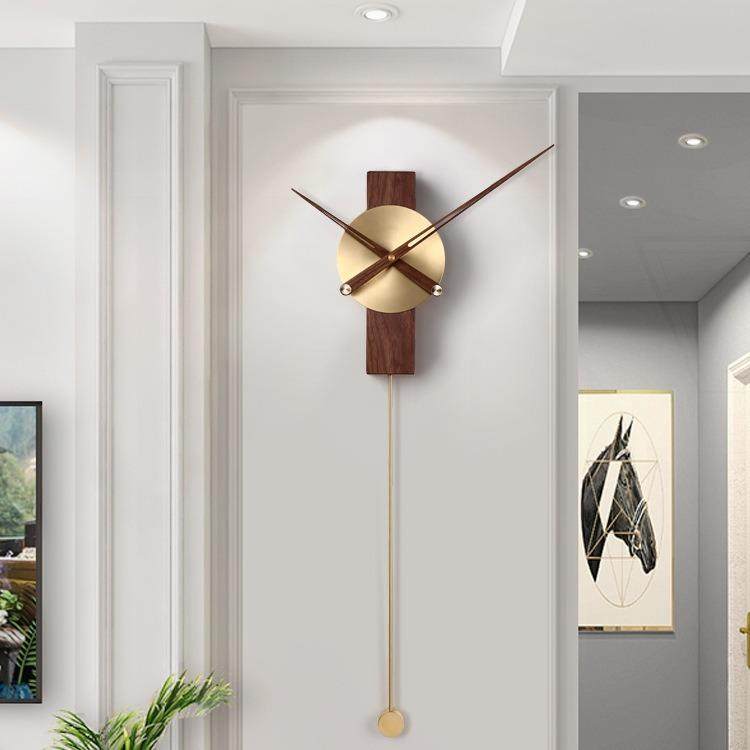 西班牙极简钟表客厅家用挂钟现代简约挂墙时钟轻奢个性创意装饰表