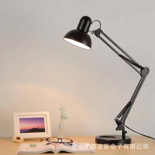 led长壁37折叠护眼台灯办公学习工作美甲纹绣绘画大底座台灯