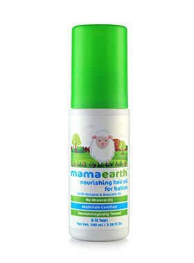 Mamaearth Nourishing Hair Oil for Babies 100ml (0-10 Years)