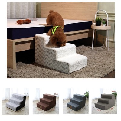 Filhote de cachorro escada escada do c?o 3 passos escadas p