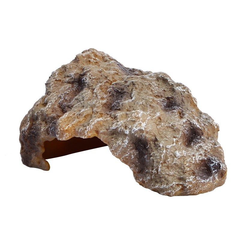 爬宠躲避屋仿真岩石饲养箱造景用品守宫蜥蜴黄缘龟爬虫蜘蛛洞穴窝