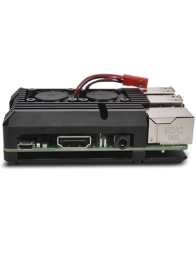 树莓派主板外壳盒子RaspberryPi3代b型2b/3b+铝合金散热壳子配件