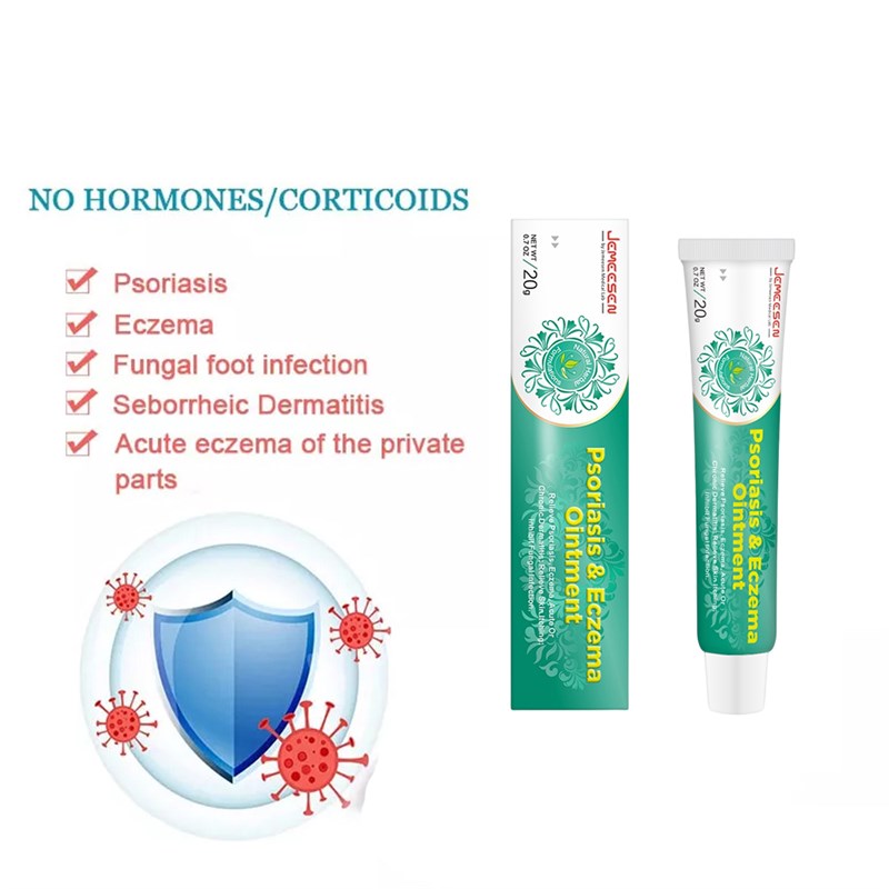 极速Jemeesen Psoriasis Cream Eczema Ointment Itching Relief