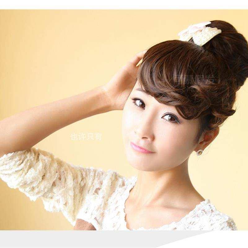 真发空气刘海片假发留海隐形逼真无痕流海修脸假头发帘齐刘海