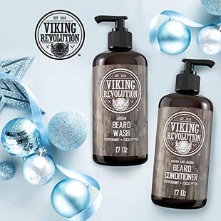 Wash Conditioner Viking Beard Set Argan Revolution