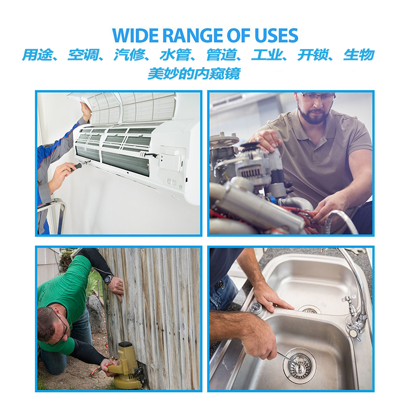 安卓tyep-cUSB内窥镜高清手机摄像头工业O管道车汽修防水探头空调
