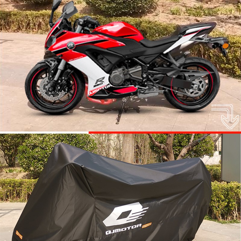 适用钱江赛600摩j托车车罩逸250追350车衣防雨防晒闪300骁500QJ75