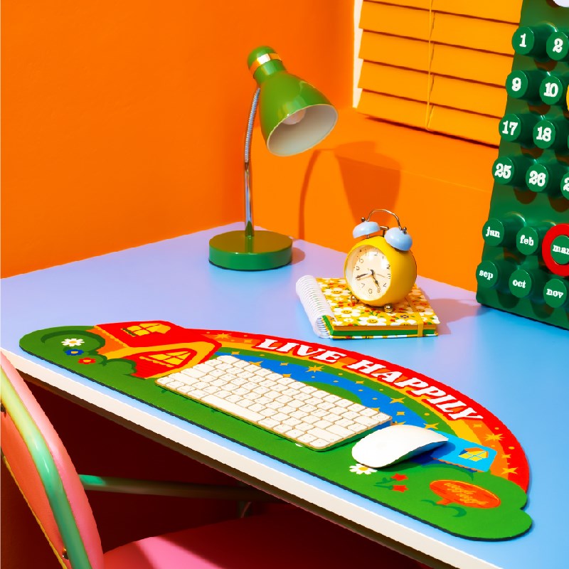 wiggldewiggle鼠标桌垫办公轻奢高级感学习电脑垫学生写字防油防