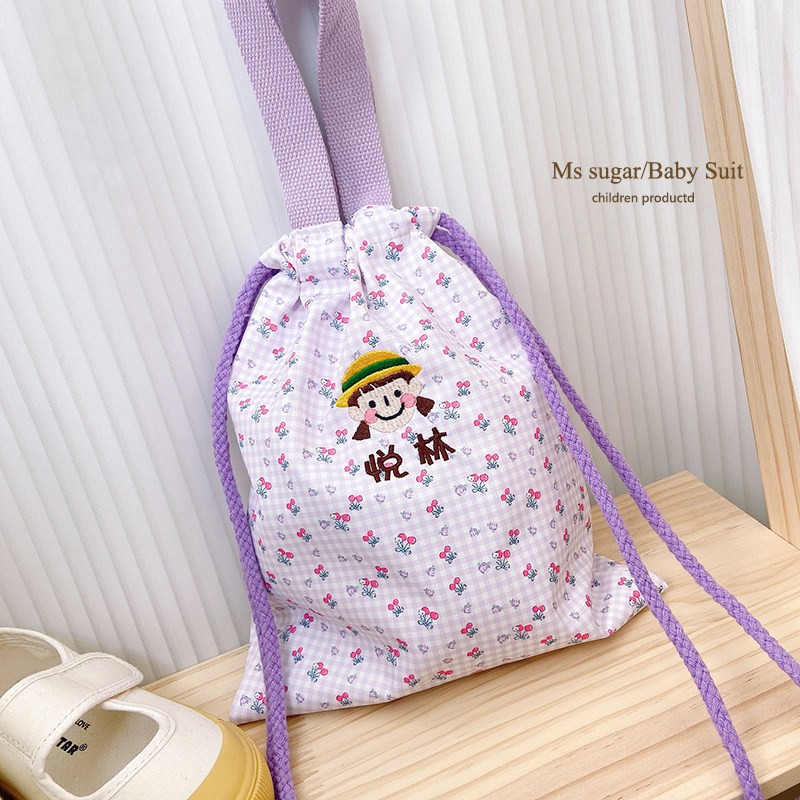 防水防泼袋子物品定制收纳袋旅行抽绳姓名订制拉绳幼儿园束口袋