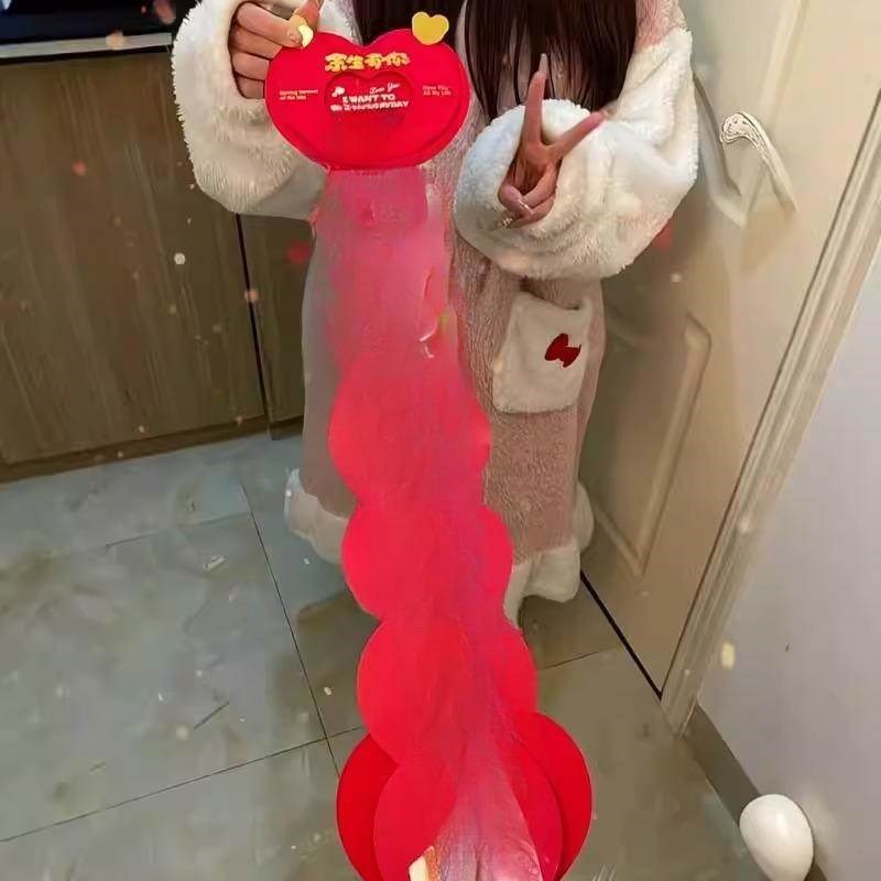 惊喜红包爱心折叠红包创意余生有你抽拉利L是封新年惊喜红包袋送