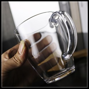 耐热泡茶杯钢化玻璃杯客厅水杯女商用饮料果汁杯啤酒杯扎啤杯定制