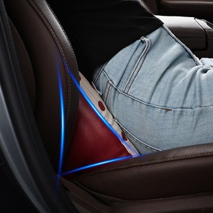 波尔卡舞曲汽车腰靠腰托车用座椅靠背车载护腰尾椎垫车上装饰用品