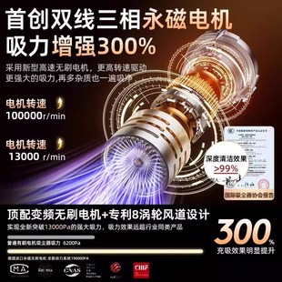 2025新款无线吸尘器家用手持大吸力除螨虫吸猫毛小型车载十大品牌