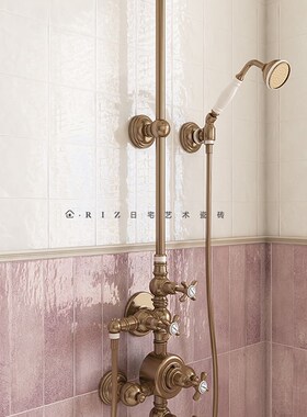 广东浴室瓷砖600X1200墙地砖花砖亮紫色厨房浴室卫生间高光釉