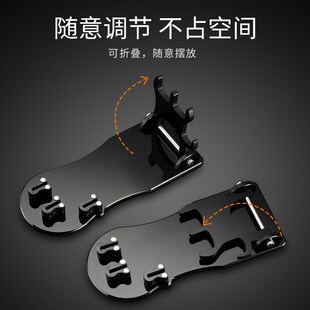 统致中式亚克力横放卧式菜刀架台面款平放简易抽屉内厨房收纳刀座