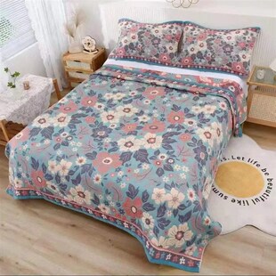 2.3纱布多层加厚纱布盖毯可机洗 双人盖毯