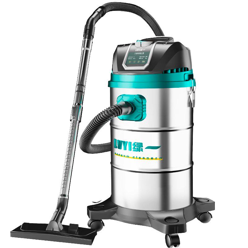 绿一吸尘器大吸力家用强力大功率工业美缝专用洗车用粉尘吸尘机
