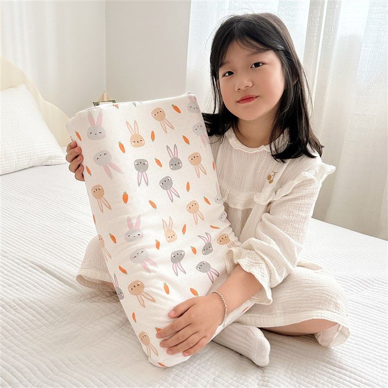 儿童枕头乳胶枕宝宝3岁以上1一6-7幼儿园专用小孩四季通用可拆洗8