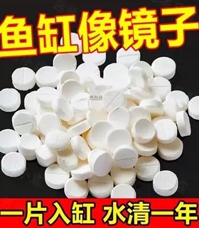 鱼缸净水片澄清澈净化水质除臭去腥鱼缸水族箱鱼池清水养鱼净水剂