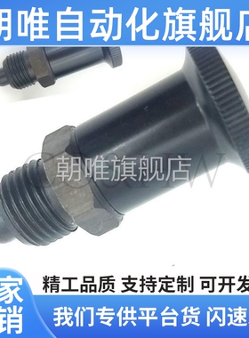 ZAY31 XAY32复位短螺纹型旋钮柱塞 弹簧分度销PXSAN PXSKN12/16