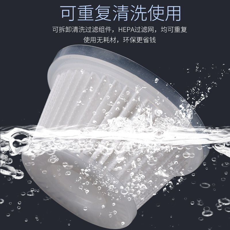 新款6033手持大吸力大风力迷你无线吸尘器家用车载小型可携式吸尘