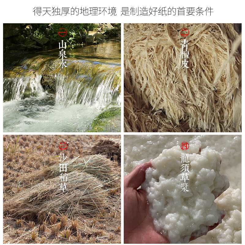 曹友泉精品熟宣工笔画专用纸蝉翼珠光云母清水矾宣纸工笔画作品纸