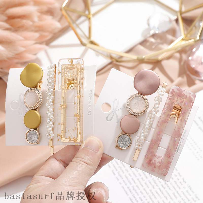 2020 lovely adult womens side clip hairpin back of head pe