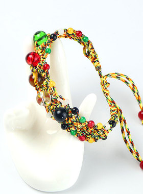 2024年太岁化手链手绳红绳龙年本命年编织绳五行手串五彩男女首饰