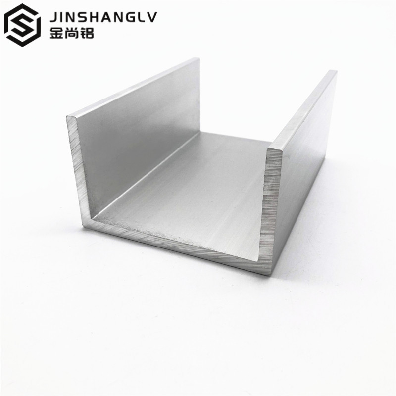 包边槽铝U型槽100x60x6mm铝合金型材导轨卡槽玻璃固定槽条轨道槽