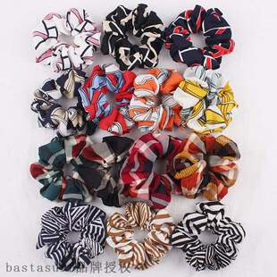 Qiyue new simple lattice large intestine circle cloth art h