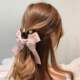 knot pearl back grab Big hairpin head clip horsetai