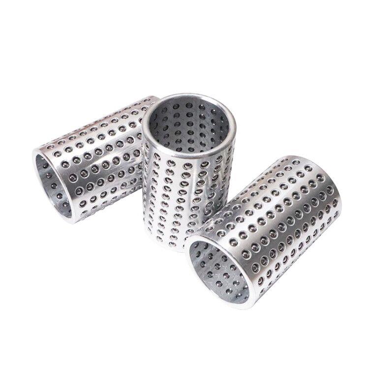 3.175钢珠内径25铝套保持架钢珠套导套滚珠套衬套滚珠衬套 铝套