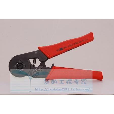正品 台湾有元 YAC-8欧式精密端子四角压线钳  0.8-6MM 省力