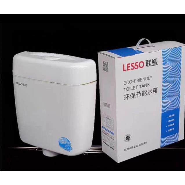 联塑通用节能双档按键水箱大冲力壁挂式马桶蹲厕水箱配件齐全