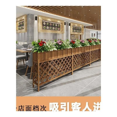 600 Anticorrosive wood outdoor restaurant restaurant partiti