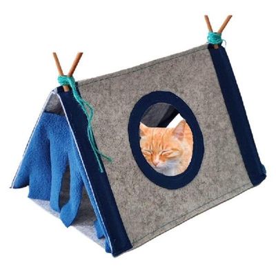 Hamster Hideout Tent Triangular Rabbit Hideaway Shelter