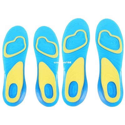 Silicon Gel Insoles Foot Care Plantar Fasciitis Heel Spur Ru