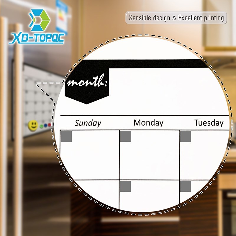 Planner Magnetic Calendar Whiteboard Notes Fridge Monthly Wi