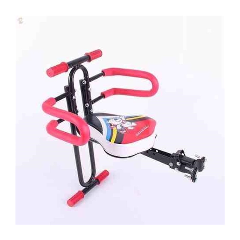 电动车儿童座椅前置安全加宽加大电动车儿童前置座椅可折叠自行车