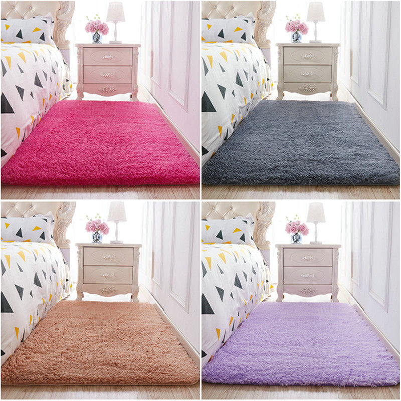 极速绒毛地毯客厅卧室房间女生粉色公主少女可定制长方形满铺可爱