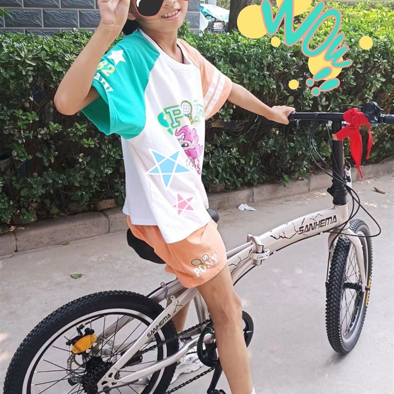 小型14/16/20寸折叠变速碟煞超轻可携式大人儿童男女款自行车