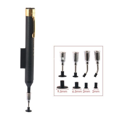 VAC Anti-satic IC Pick Up Vacuum Sucker Pen + 4 Suction Head