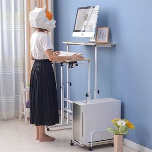 Standing desk simple desk lift multi-function mobile home