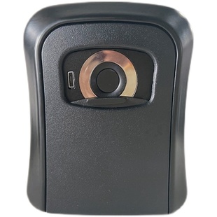 新品智能指纹钥匙盒远程开锁装修壁挂式民宿工地猫眼盒门口密码箱