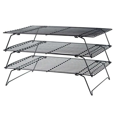 Stainless Steel Nonstick Cooling Rack Flytt Stackable 3-Tier